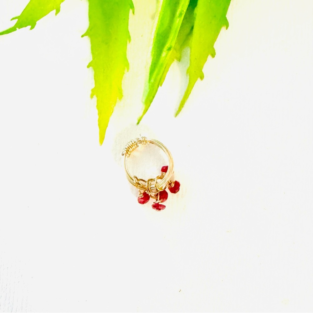 July Ruby Julia Pendant by Amanda Sterett